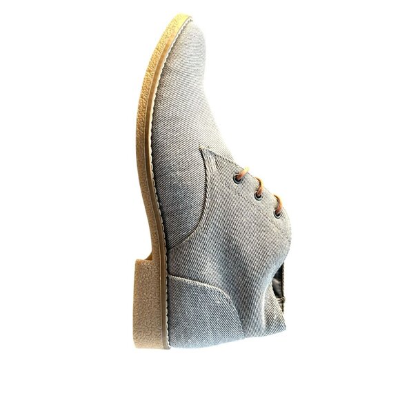 Perry Ellis Portfolio Timothy Mens Gray Lace-Up Chukka Boots Size 11 Fabric Uppe - Picture 3 of 7